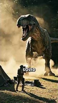 MODERN SOLDIER VS T-REX WHO WINS #shorts #dinosaurs #military