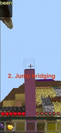 Best methods to bridge in Minecraft (bedrock) 😀