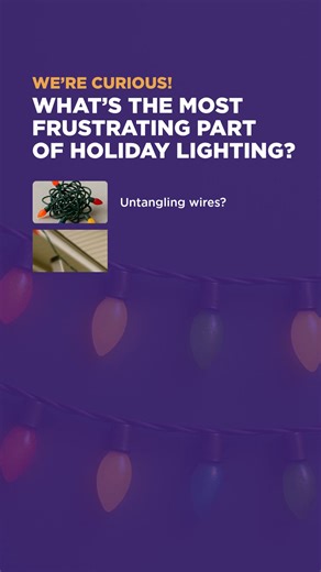 We're curious! What's the most frustrating part of holiday lighting for you? 🎄 Vote in our poll and drop your horror stories in the comments! Good news: Window Genie® handles design, installation, removal, and storage so you never have to deal with any of it! #WindowGenie #Neighborly #HolidayLighting #HolidayStruggles #ProfessionalInstallation | Window Genie of Roseville - North Sacramento