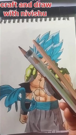 Gogeta Drawing ✨ | Dragon Ball Art #Shorts #dragonballz
