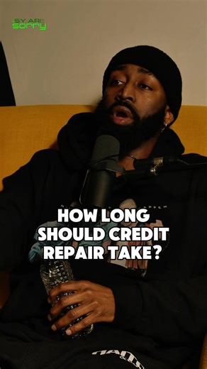 The Sy Ari Not Sorry Show on Instagram: "How long should credit repair take⁉️We all have had bad credit and tried to fix it with these so called credit guru's‼️Well lets discuss it with somebody thats great at credit repair and not scamming‼️CC: @thesyarinotsorryshow x @tbyoungc434 x @syaridakid #reels #discover #creditrepair #loan #bank #explore"