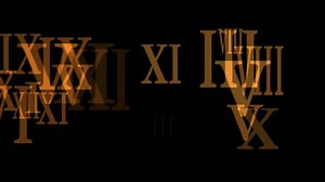 Fading roman numerals