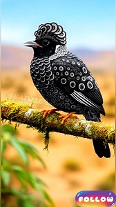 A Bird Drawn with Ink? 🖊️✨ Check out the insane patterns on this bird! 🤯 It looks like a hand-drawn sketch that came to life. The swirls on its crest and the circular scales on its body are perfection. ⚫⚪ Rate this monochrome beauty 1-10! 👇 #viral #viralreels #trending #populer #aiart #bird #birds #birdsphoto #fblifestyle #birdvideo #naturevideo #fbreels #trendingreels #naturelovers #amazingvideo #wildlifevideo #reelkarofeelkaro #monochromeart Disclaimer: ⚠️ Disclaimer: This video contains AI