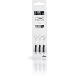 Copic Multiliner Medium Set of 3 - Grey and Black