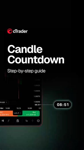 Quick setup guide: Enable сandle сountdown in cTrader Mobile