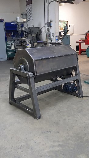 5.8K views · 193 reactions | Our new parts tumbler is up and running. Now I have to decide what color to paint it and what we should name it. Any suggestions? | Ken's Custom Iron | Facebook