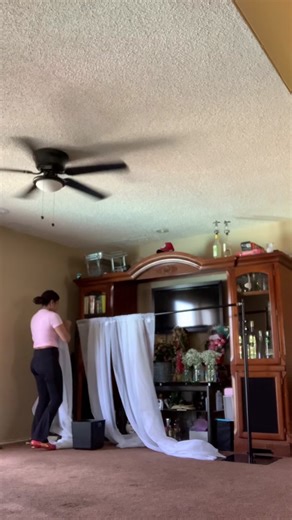 Set up my cousins graduation backdrop with me …. & all my family that helped out & kept me company during the process 🤭 . . . #graduationbackdrop #burgundyballoonarch #partywooballoons #curtainbackdrop #universityofredlands