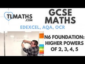 GCSE Maths: N6-06 [Higher Powers of 2, 3, 4, 5]