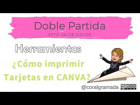 CANVA . ¿Cómo imprimir tarjetas?