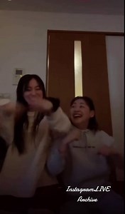 お友達の西本まりんちゃんとｷｬｯｷｬしてるKANONちゃんのインスタLIVEのアーカイブ