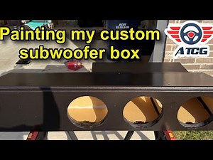 Ford Raptor custom subwoofer box part 2