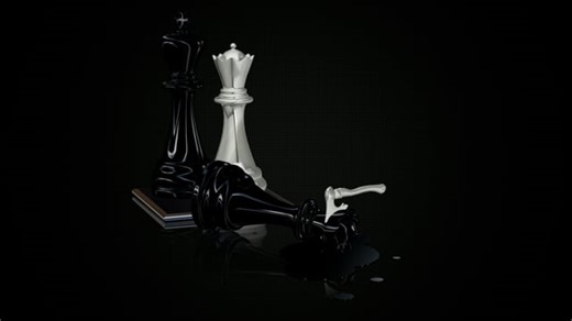 Chess, Crime Scene, Motion Graphics. Free Stock Video