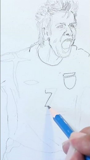 David Beckham Realistic Drawing — From Sketch to Finish