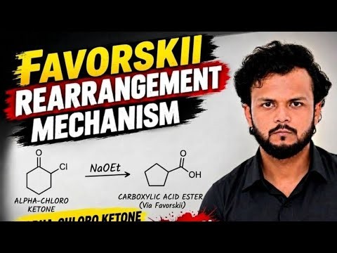 Favorskii Rearrangement Explained Step by Step | Complete Mechanism