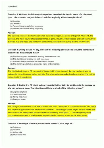 Obstetrical Nursing – Postpartum – NCLEX 4 & T video