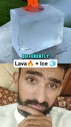 What Happens If Lava Touches Ice? 🌋🧊 Amazing Science Facts