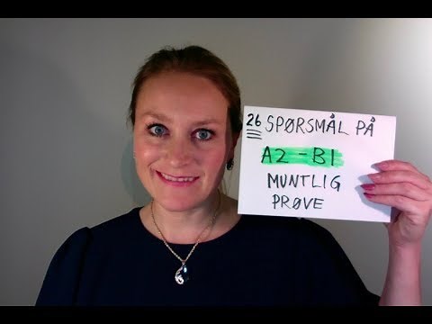 Video 226 Norskprøve muntlig A2-B1 spørsmål