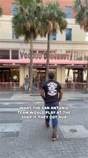 3.9K views · 84 reactions | Being on aux is a big deal in our stores. Here’s a taste of what you might hear when you walk into the San Antonio shop  | Voodoo Doughnut | Facebook