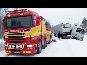 Scania 8x4 Boniface vs MAN - Heavy Recovery - Sweden
