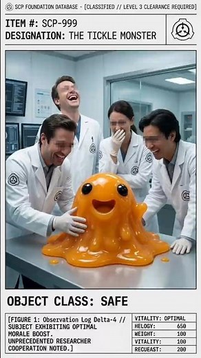 SCP-999: The Tickle Monster | The Friendliest SCP Ever Discovered #scpfoundation #scp #scp999