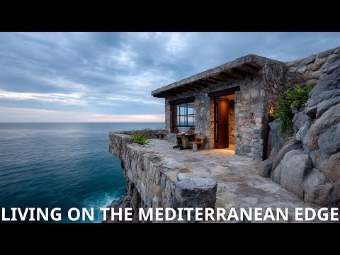 Living on the Edge: A Cozy Stone House Above the Mediterranean Waves