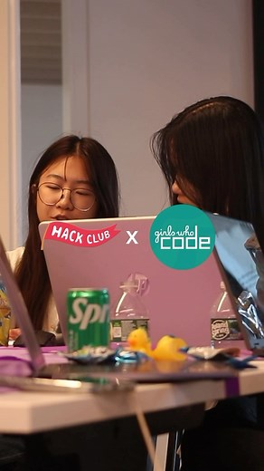 Hack Club on Instagram: "Hack Club and Girls Who Code teamed up for a NYC hackathon last weekend. Led by high schoolers from around NY and NJ, the girls built projects with code for over 12 hours, including websites, AI and a hardware project. In between coding, girls played games, danced, and had a pizza party, before diving back into their projects. 🌸 Can I come to a future Hack Club / Girls Who Code hackathon? YES! Hack Club is creating 12 more free hackathons across the US over the n