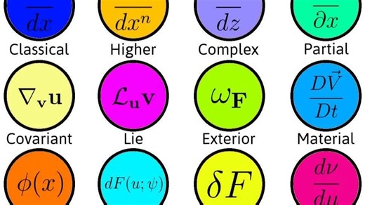 【各种意义下的导数】Every Type of Derivative Explained in 8 Minutes