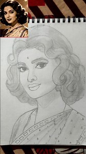 Zeenat aman drawing making ☺️🥰☺️ #art #drawing #sketch #shorts