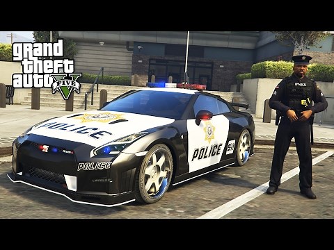 GTA 5 Mods - PLAY AS A COP MOD!! GTA 5 Police Nissan GT-R NISMO LSPDFR Mod! (GTA 5 Mods Gameplay)