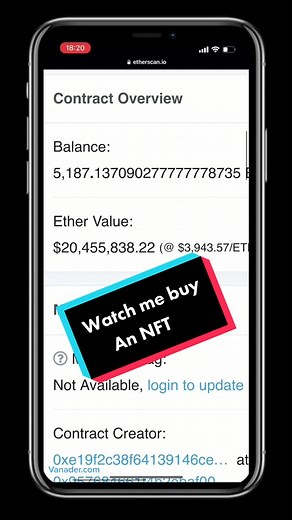 Watch me buy an NFT from @garyvee #cryptok #eth #nft #garyvee #vanader #vanadergrowth