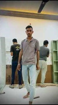 Plywood par wallpaper kese chipkaye ||. दीवार पर वॉलपेपर के चिपकाये || बहुत आशान तरीका ￼