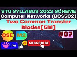 High-level Data Link Control (HDLC) | Two Common Transfer Modes