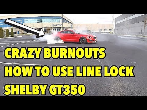 HOW TO USE LINE LOCK IN YOUR SHELBY GT350 "TRACK APPS"
