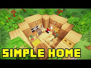 Minecraft Easy Survival House Tutorial (how to Build)