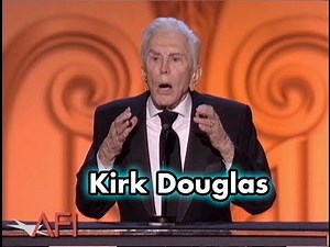 Kirk Douglas Salutes Michael Douglas at 2009 AFI Life Achievement Award
