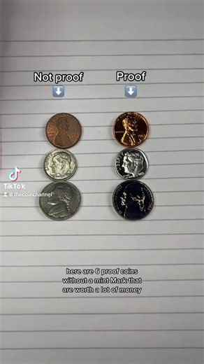 Proof coins worth a lot of money! #coins #coin #findingmoney #proofcoin #rarecoin