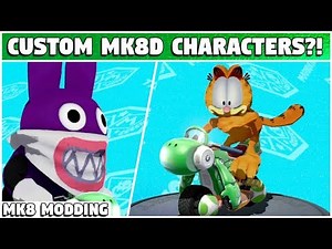 CUSTOM MODELS IN MK8 DELUXE?! | Mario Kart 8 Deluxe Modding