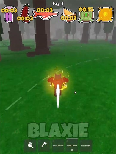 Duration Test - All Speed Boost in 99 nights in the forest #roblox #blaxieroblox