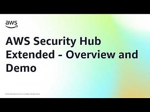 AWS Security Hub Extended - Overview and Demo | Amazon Web Services