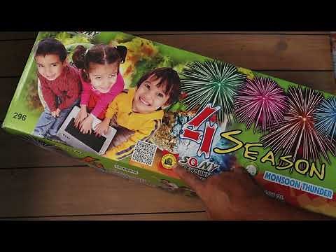 4 SEASON Sonny Fireworks| 100 shots of sony fireworks