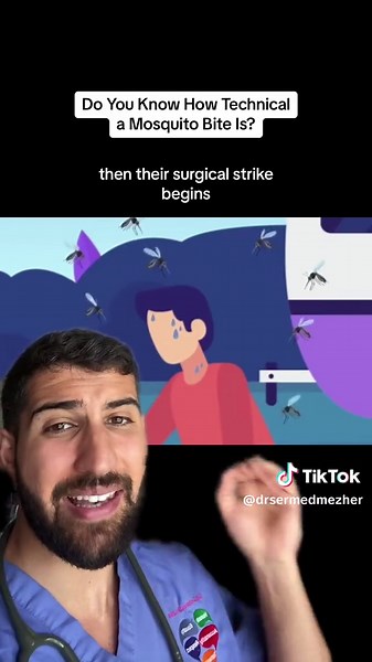 Do You Know How Technical a Mosquito Bite is? #nature A mosquito bite may seem like a simple encounter, but from a technical standpoint, it involves a series of intricate processes. When a mosquito lands on the skin and pierces it with its proboscis, several remarkable mechanisms come into play. First, the mosquito's saliva contains compounds that act as local anesthetics and anticoagulants. The anesthetics numb the area, ensuring that the bite goes unnoticed, while the anticoagulants prevent bl