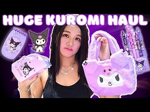 Kuromi Stationery Haul 💜💜 | Cute Sanrio Stuff Unboxing!