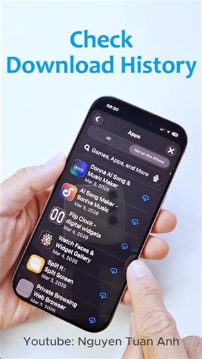 How to Check Download History on App Store