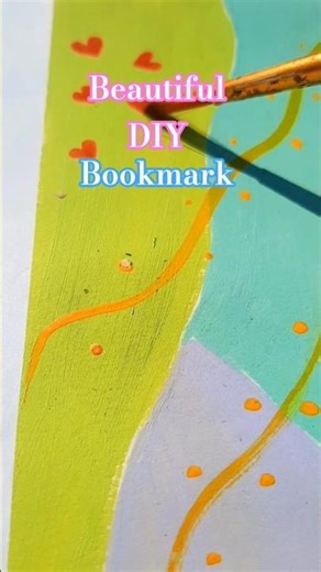 Easy and Simple Bookmark Drawing || Cute Bookmark Design #drawing #trending #art #painting #bookmark