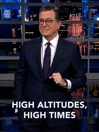 We're bringing news for those flying the skies and those just flyin' high! #Colbert