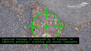 Introducing the pothole hunter 🚚 We’re using dashcams on garbage trucks to automatically detect road issues while collecting your rubbish.Then AI systems use the footage to identify potholes, cracking and uneven footpaths. This efficient method not only helps fix Moreton Bay roads quicker, but also saves ratepayers money 💰 Not to brag, but we think this simple idea is nothing short of genius 😉 And that’s exactly why we're expanding this award-winning initiative to include more dashcams on mor