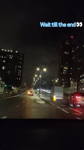 London Night Drive 🌙 | Calm Car Drive Through City Streets | #Shorts