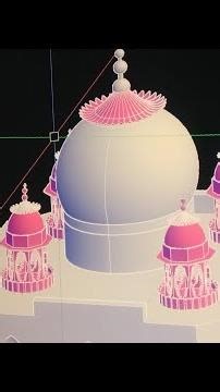 auto cad design off taj mahal /Taj Mahal 3D #Asif#Embroidery design by machine# is live