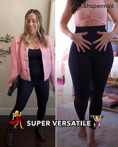 Shapermint | Shapewear, Bras & More on Instagram: "Why are more women falling in love with these high-waisted leggings? ❤️ Enjoy a body-hugging fit that sculpts your contours in all the right ways 殺 These leggings are perfect to combine with every outfit and beyond!"