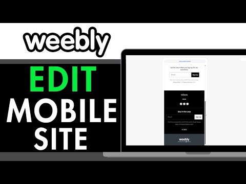 How To Edit Mobile Site On Weebly 2025 (FULL TUTORIAL)